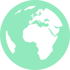 worldwide icon green worldwide